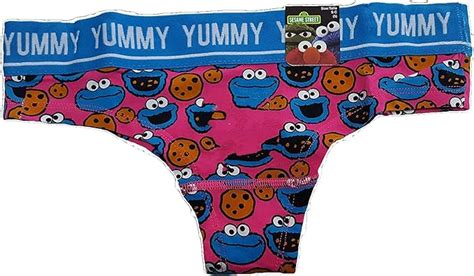 cookie monster panties|Sesame Street Cookie Monster Yummy Yummy Women's .